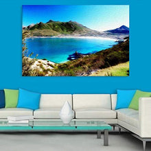 Load image into Gallery viewer, Inephos Framed Canvas Painting - Nature Art Wall Painting for Living Room, Bedroom, Office, Hotels, Drawing Room (85cm X 55cm) - Home Decor Lo