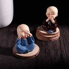 Load image into Gallery viewer, Set of 4 Buddha Monks Statues - Home Decor Lo