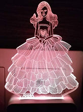 Load image into Gallery viewer, AEON METAL STICKER 3D Barbie Girl&#39;s Night Lamp Code 2022 (Multicolour, Small) - Home Decor Lo