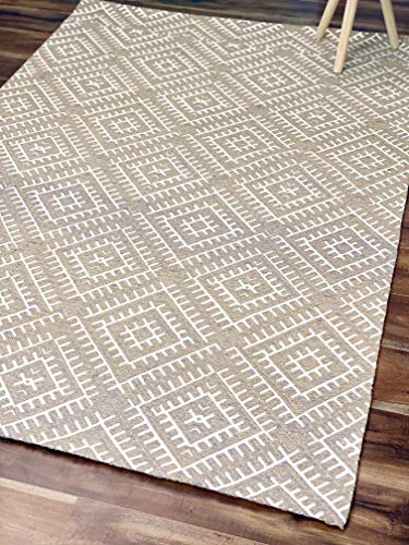 Award Velvet's Cotton Geometric Design Medium Size Rug ( 4ft x 6ft ...