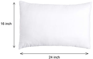 Amazon Brand Solimo 2-Piece Bed 40 x 60 cm Pillow Set: White - Home Decor Lo