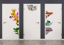 Load image into Gallery viewer, Rawpockets Cartoon Kids Animals&#39; Wall Sticker (PVC Vinyl, 120 cm x 100cm), Multicolour - Home Decor Lo