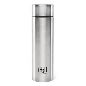 Cello H2O Stainless Steel Water Bottle, 1 Litre, Silver - Home Decor Lo