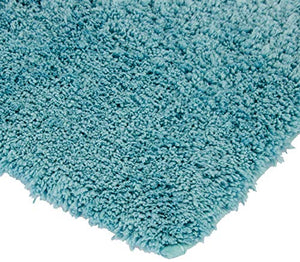 Amazon Brand - Solimo Premium Anti-Slip Microfibre Bathmat - 80cm x 50cm, Dusty Turquoise - Home Decor Lo