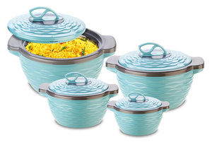 UTC Brook-2500 Designer Food Safe Serving Casserole Hot Pot, 2500ml (Colour May Vary) - Home Decor Lo