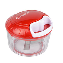 Load image into Gallery viewer, Wonderchef String Jumbo Plastic Chopper, White/Red - Home Decor Lo