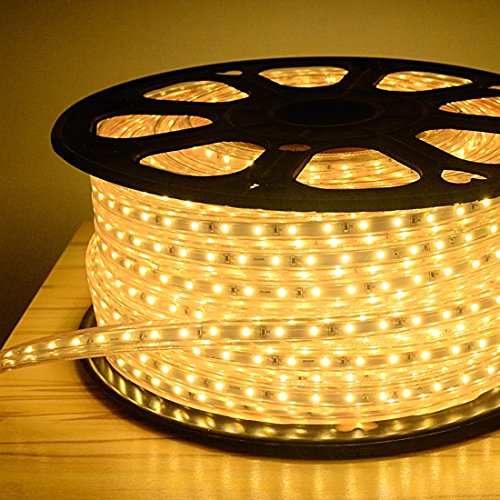 DOJI led Rope(Strip) Light with Adapter,Waterproof (Diwali Light,Home Decoration,Christmas,Festival Light) (5 Meter, Warmwhite(Yellow)) - Home Decor Lo