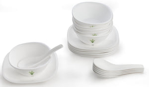 Signoraware Bamboo Plastic Soup Bowl Set, 220ml/74mm, Set of 6, White - Home Decor Lo