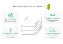 Load image into Gallery viewer, Heelium Bamboo Bath &amp; Swim Towel - Home Decor Lo