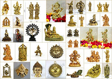 Load image into Gallery viewer, eSplanade - Brass Makhan Chor Laddoo Gopal Baby Krishna Kishan Thakurji Murti Idol Statue Sculpture (Krishna Diya) - Home Decor Lo