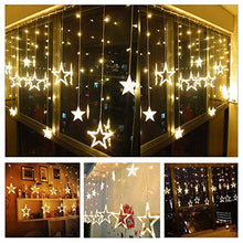 Load image into Gallery viewer, 12 Stars LED Diwali Lights Curtain String Lights
