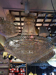Grand Size Golden Crystal Designer Chandeliers (Fancy and Attractive) Lights for Your Home and Office Decor - Home Decor Lo