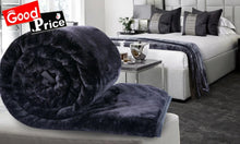 Load image into Gallery viewer, Korean Polyester Double Bed Winter Soft Floral Embossed Blanket - Home Decor Lo