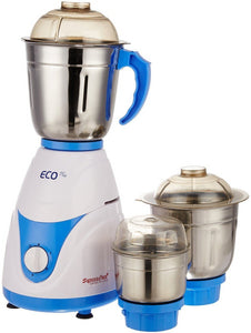 Signora Care Eco Plus 500-Watt Mixer Grinder with 3 Jars (White) - Home Decor Lo