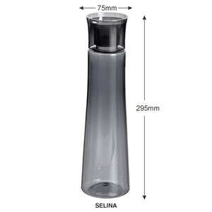 Steelo Selina Plastic Water Bottle, 1 Litre, Set of 4, Multicolour - Home Decor Lo