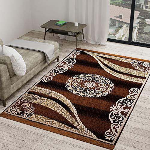 Vram 5D Designer Superfine Exclusive Velvet Carpet | Rug | Living Room | Bedroom | Hall | School | Temple | Bedside Runner | - |60