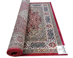 Tauhid Carpet - The Art Of Weaving With Device Of Tc Persian Carpet (Maroon, Wool And Wool Blend, 3 X 5 Feet) - Home Decor Lo