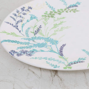 Home Centre Meadows-Madora Floral Print Dinner Plate (Blue) - Home Decor Lo