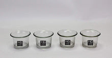 Load image into Gallery viewer, Hosley 4 Piece Glass Tea Light Candle Holder, Clear - Home Decor Lo