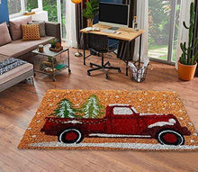 Load image into Gallery viewer, Mats Avenue Heavy Duty Coir Door Mat Natural Printed with The Ultimate Christmas Theme 60 x 90 cm for All Entrances Large Size - Home Decor Lo