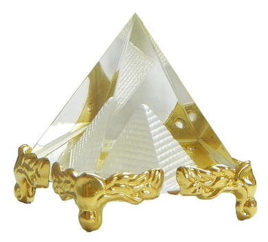 Reiki Crystal Products Vastu / Feng Shui Crystal Pyramid For Positive Energy And Vastu Correction.Good Luck & Prosperity - Home Decor Lo