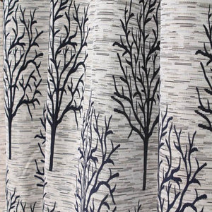 Threadmix Polyester Blue Door Curtains (7Ft * 4Ft, Pack Of 4) - Home Decor Lo