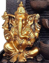 Load image into Gallery viewer, Ethnic Karigari Polyresine Ganesha Table Top Water Fountain Showpiece (18 cm X 14 cm X 13 cm) - Home Decor Lo