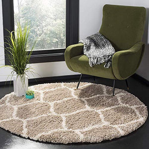 EMIC Polyester Anti Slip Shaggy Fluffy Fur Rugs and Carpet for Living Room, Bedroom (Mouse Diamond, 2'x2' feet) - Home Decor Lo
