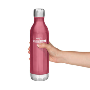 Milton Bliss 900 Thermosteel Water Bottle, 820 ml (Red) - Home Decor Lo