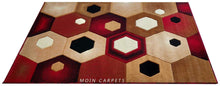 Load image into Gallery viewer, Moin Carpets Geometric Design Acrylic Wool Soft and Thick Carpet - Home Decor Lo