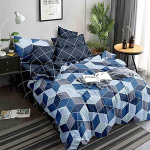 Fresh From Loom Glace Cotton 300 TC Bedding Set (Multicolour_Full) - Home Decor Lo