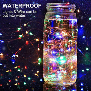XERGY 10 Meter 100 LED's Fairy Decoration Stary String- 2 M USB Powered (3 Copper Wires, Premium Durable Quality) Multi Color Christmas NYE Decoration Lights Festival Rice Light - Home Decor Lo