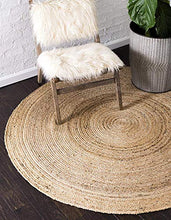 Load image into Gallery viewer, Fernish Decor Jute Braided Rug, Carpet, Best for Bedroom Living Room (90 cm, Round) - Home Decor Lo