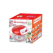 Load image into Gallery viewer, Wonderchef String Jumbo Plastic Chopper, White/Red - Home Decor Lo