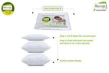 Load image into Gallery viewer, Recron Certified Dream Microfibre Cushion, 2 Piece (16&quot;x16&quot;, White) - Home Decor Lo