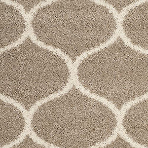 Taukir Carpets shag Collection Hand Made Carpet with 2 inch Pile moraccan Rugs. Size 3x5,feet Color, Beige/Ivory - Home Decor Lo