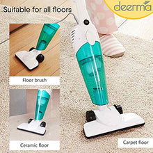 Load image into Gallery viewer, Deerma DX118C Vacuum Cleaner for Home Mini 2-in-1 Pushrod/Handheld Cleaner with 1.2L dust Capacity &amp; 16000Pa Super Suction, 600 Watts - Home Decor Lo