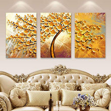 Load image into Gallery viewer, Rangoli 3D Print Flower MDF Framed Painting for Home Decoration (3D Unique, 12 inch x 18 inch,Each Frame Size Set of 3) Water Proof Wall Hanging - Home Decor Lo
