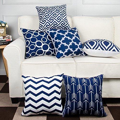 MODERN HOMES Cotton Designer Decorative Throw Pillow Covers/Cushion Co -  Home Decor Lo