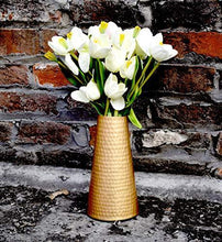 Load image into Gallery viewer, AADIT CRREATION Metal Flower Vase (Gold_9.5 X 9.5 X 20 Cm) - Home Decor Lo