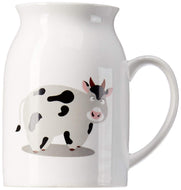 Clay Craft Cane Small Carpet Bone China Milk Mug, 350ml, Multicolour (MM-CANESMALL-S301) - Home Decor Lo