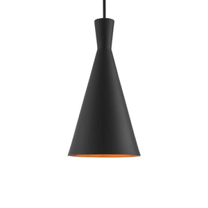Black Finish Metal Shade Hanging Pendant Ceiling Lamp - Home Decor Lo