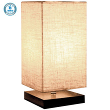 Load image into Gallery viewer, Voroly Home Decorative Wood Night Table Lamp - Home Decor Lo
