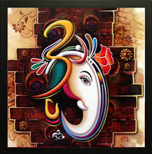 Load image into Gallery viewer, SAF &#39;Ganesha&#39; Framed Painting-Home Decor Lo