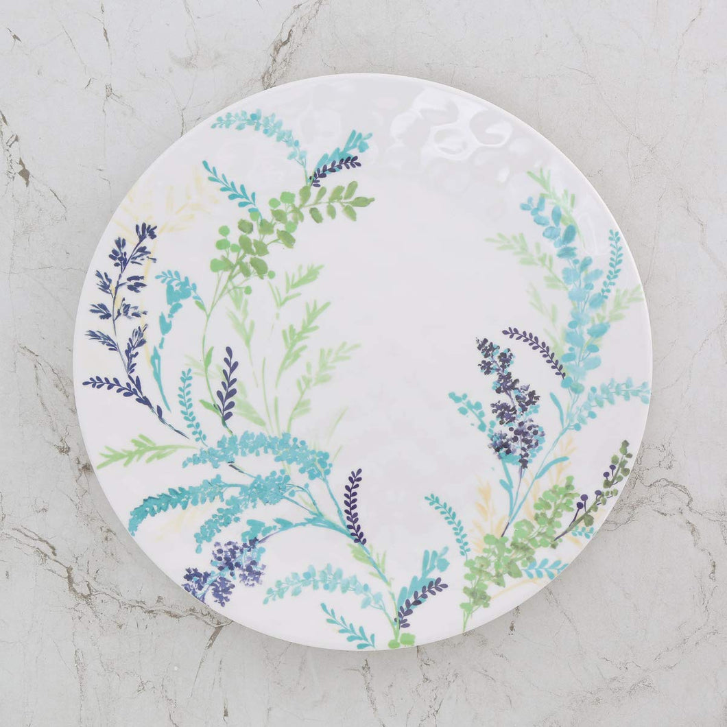 Home Centre Meadows-Madora Floral Print Dinner Plate (Blue) - Home Decor Lo