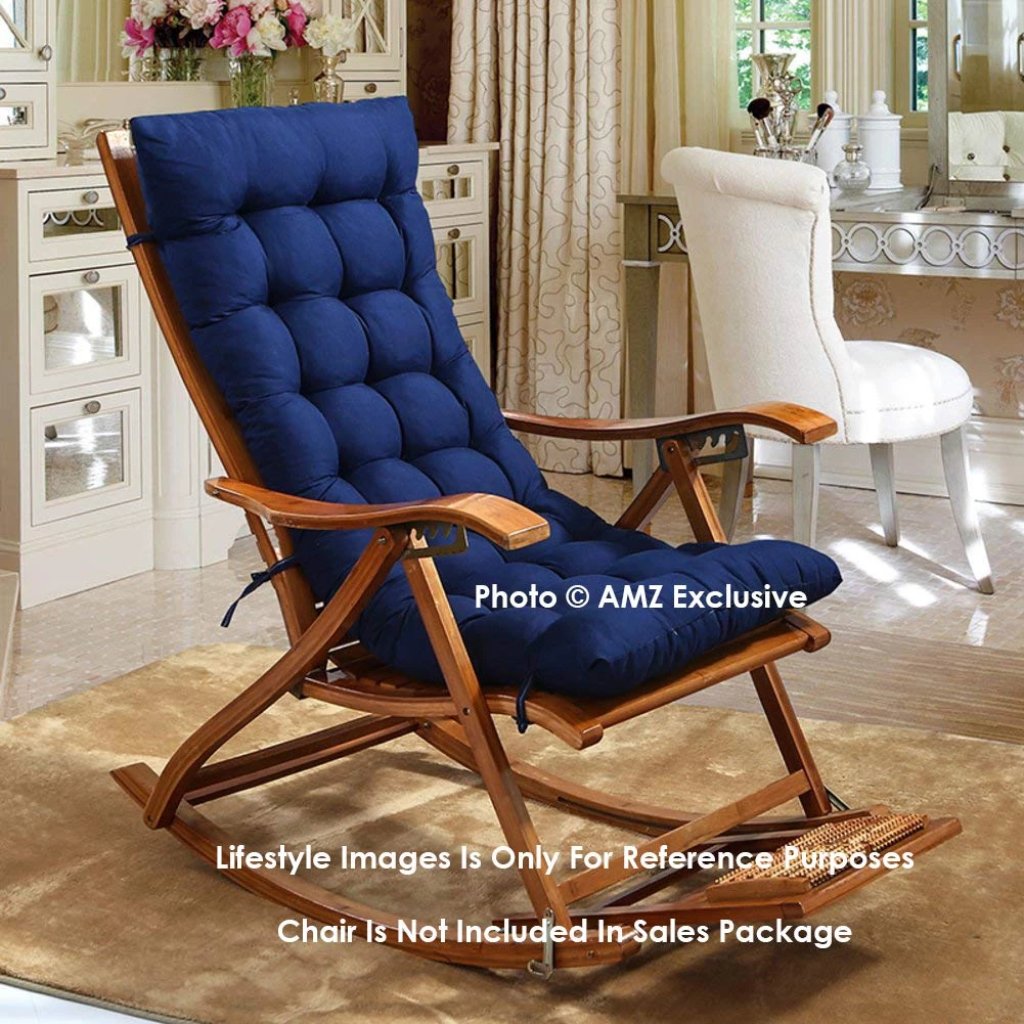 Soft Rocking Chair Cushions Home Cotton Cushion Long Chair Pad