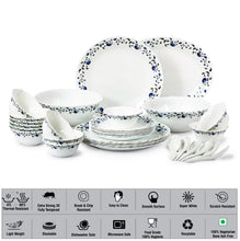 Load image into Gallery viewer, Cello Imperial Vinea Opalware Dinner Set, 33 Pieces, White - Home Decor Lo