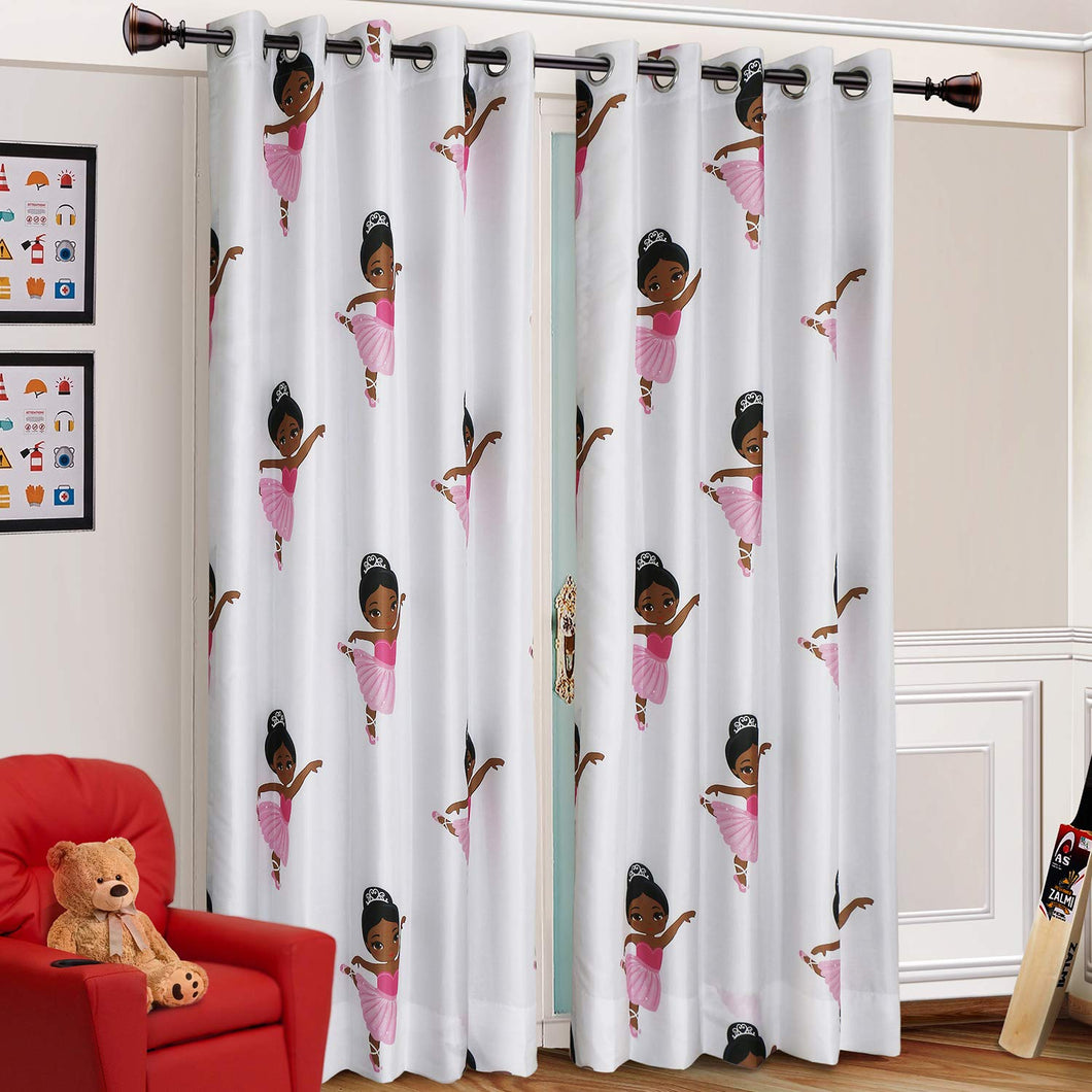 Urban Hues Digital Printed Polyester Curtain Collection for Kid's Room (Multicolour,7 ft) - 1 Curtain - Home Decor Lo