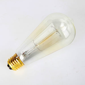 Homesake® Tungsten Squirrel Cage Filament Vintage Base Bulb: Yellow - Home Decor Lo