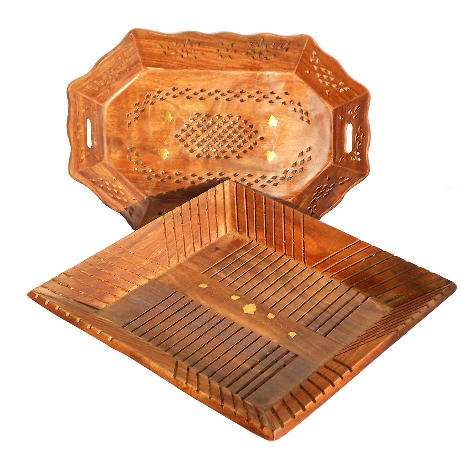 Coffee table tray deals set